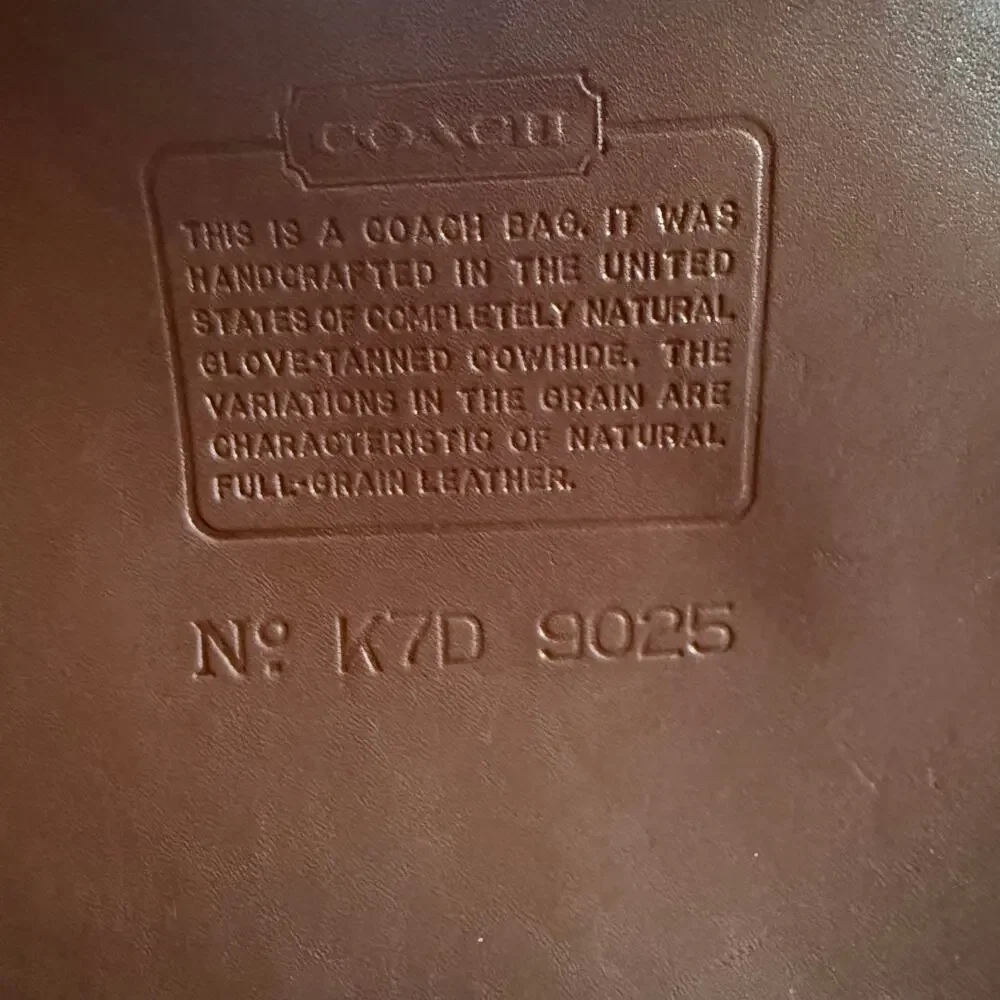 Coach vintage 1997